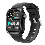 Bluetooth Sports Smartwatch Blood Pressure Blood Oxygen Monitoring Black Watch Only 0 - Tophatter Daily Deals