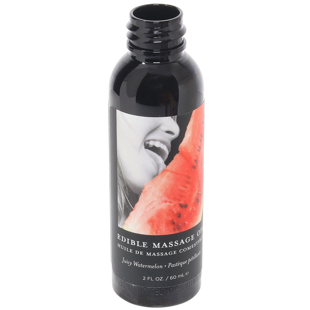 Edible Massage Oil 2oz/60ml in Juicy Watermelon - Tophatter's Adult Products Sensual Love > Massage - Tophatter Daily Deals