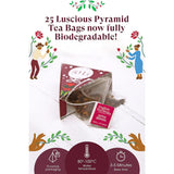 Tea Chest Christmas Advent Calendar 25 Organic Pyramid Tea Bags Advent Calendar Advent Calendar - Tophatter Daily Deals
