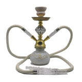 Bar Ktv Hookah Full Set Bar Arabian Culture Water Pipe Double Pipe Pipe White 0 - Tophatter Daily Deals