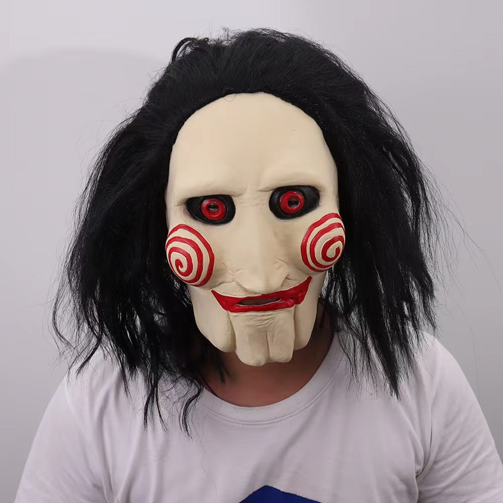 Halloween Mask Latex Tentacle Horror Headgear Fall 2025 3D Changing Face Moving Picture Frame - Tophatter Daily Deals
