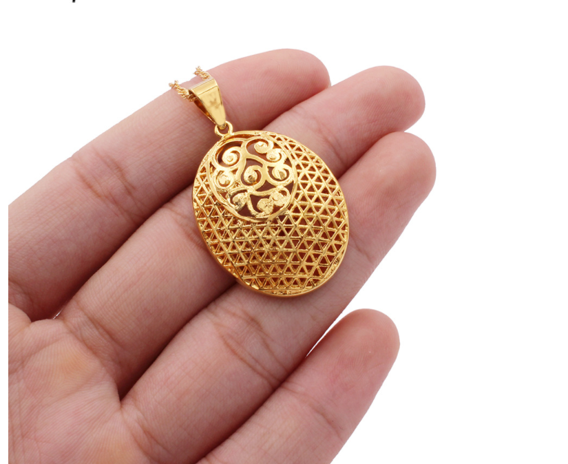 24k Gold Plated Jewelry Set African Jewelry 0 - Tophatter Daily Deals