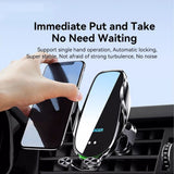 15W Intelligent Infrared Sensor Wireless Charger On-board Bracket 0 - Tophatter Daily Deals