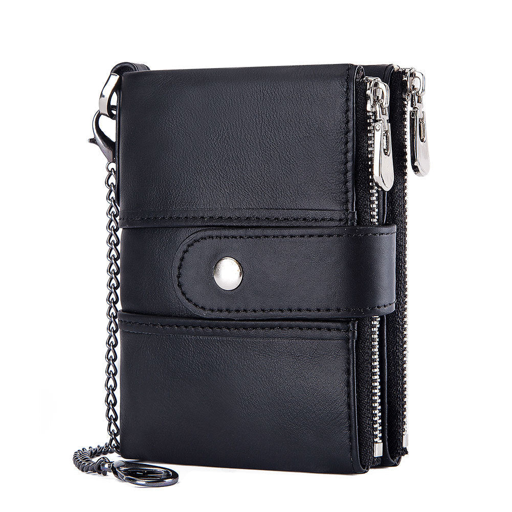 Anti-theft brush wallet Full black 0 - Tophatter Daily Deals