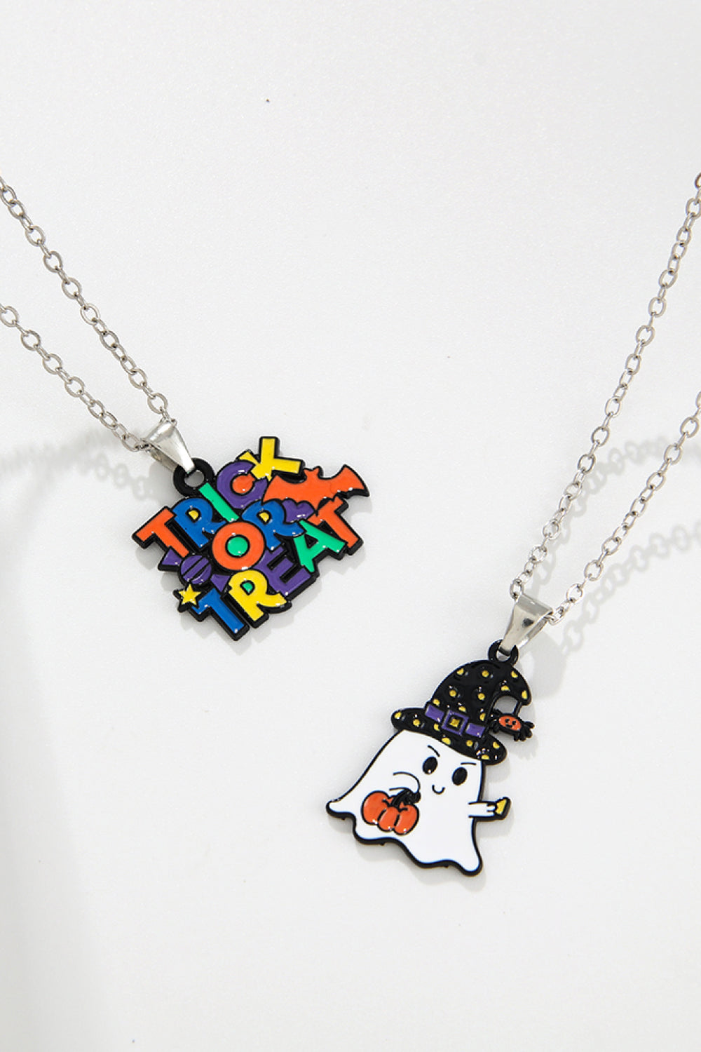 Two-Piece Halloween Theme Necklace Set Necklaces - Tophatter Daily Deals