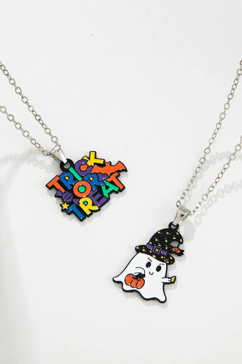Two-Piece Halloween Theme Necklace Set Necklaces - Tophatter Daily Deals