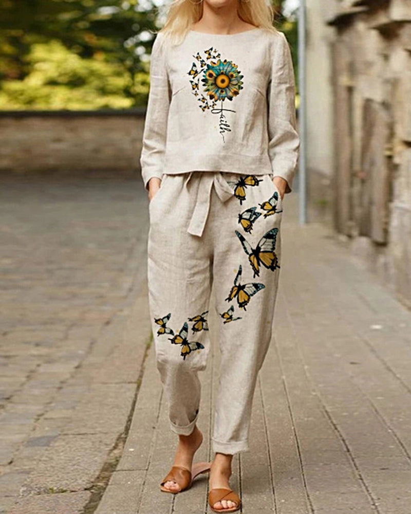 Two Piece Print Tracksuit PAT1 Two Pieces Sets - Tophatter Daily Deals
