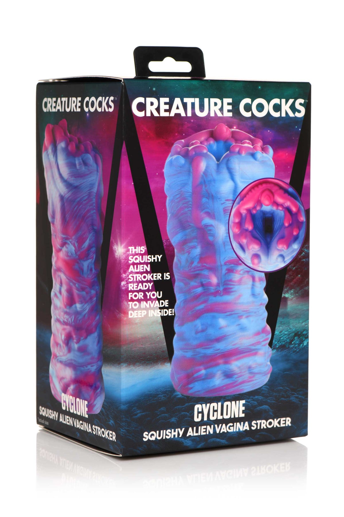 Creature Cocks Cyclone (Alien) – Silicone Squishy Vagina Stroker > Sex Toys For Men > Masturbators > Fantasy - Tophatter Daily Deals