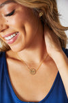 Adored Eye Pendant Necklace Gold One Size Necklaces - Tophatter Daily Deals