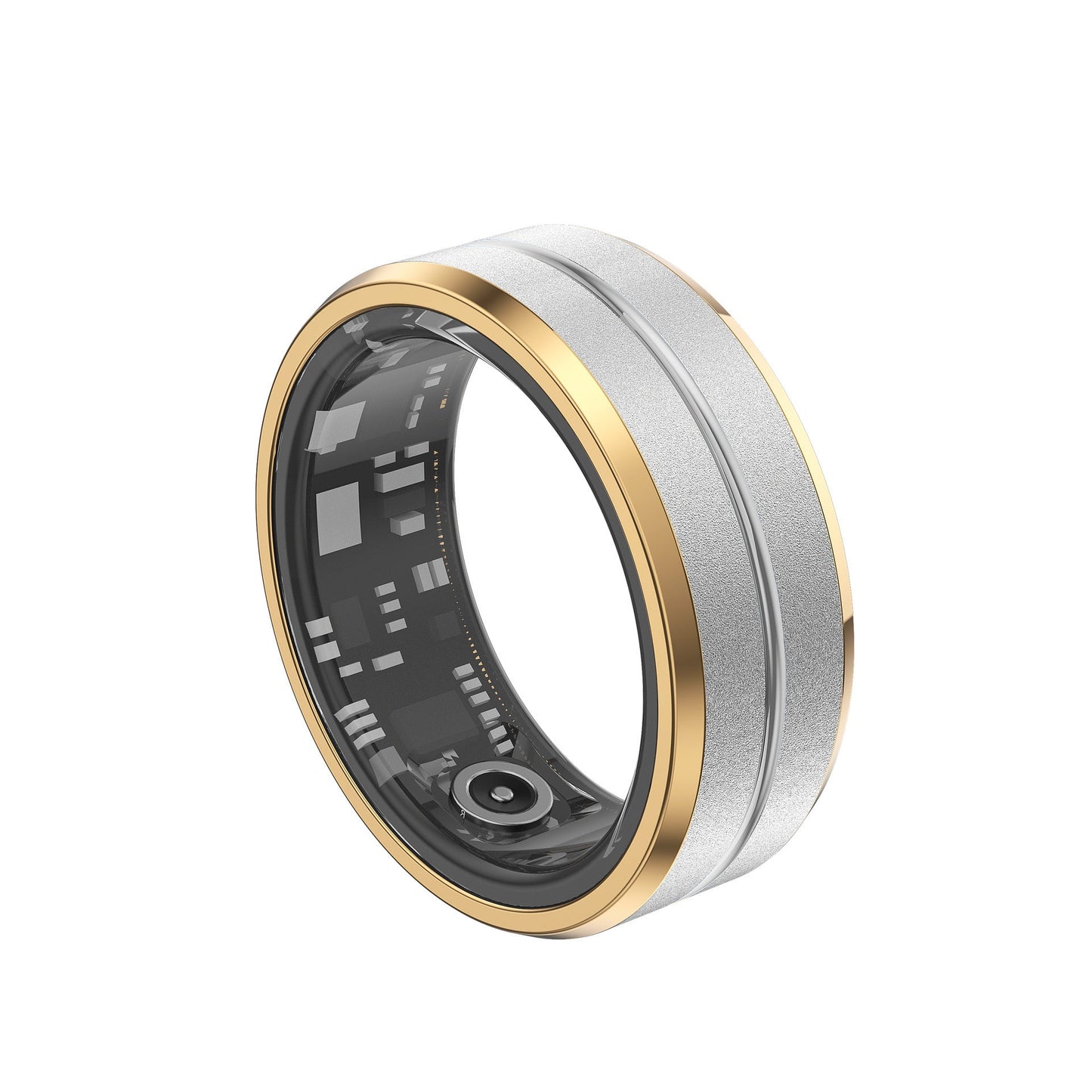 2024 Smart Ring For Men Women Heart Rate Blood Oxygen Monitoring Multi Sports Modes IP68 Waterproof Smart Rings For Android IOS Border gold 0 - Tophatter Daily Deals