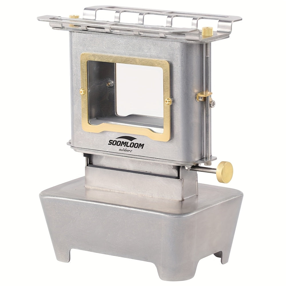 Camping Stove with Glass Window Camping & Hiking - Tophatter Daily Deals
