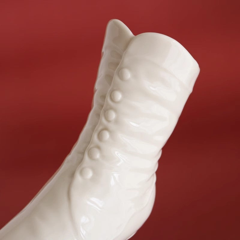 High Heel Ceramic Vase - Tophatter Daily Deals