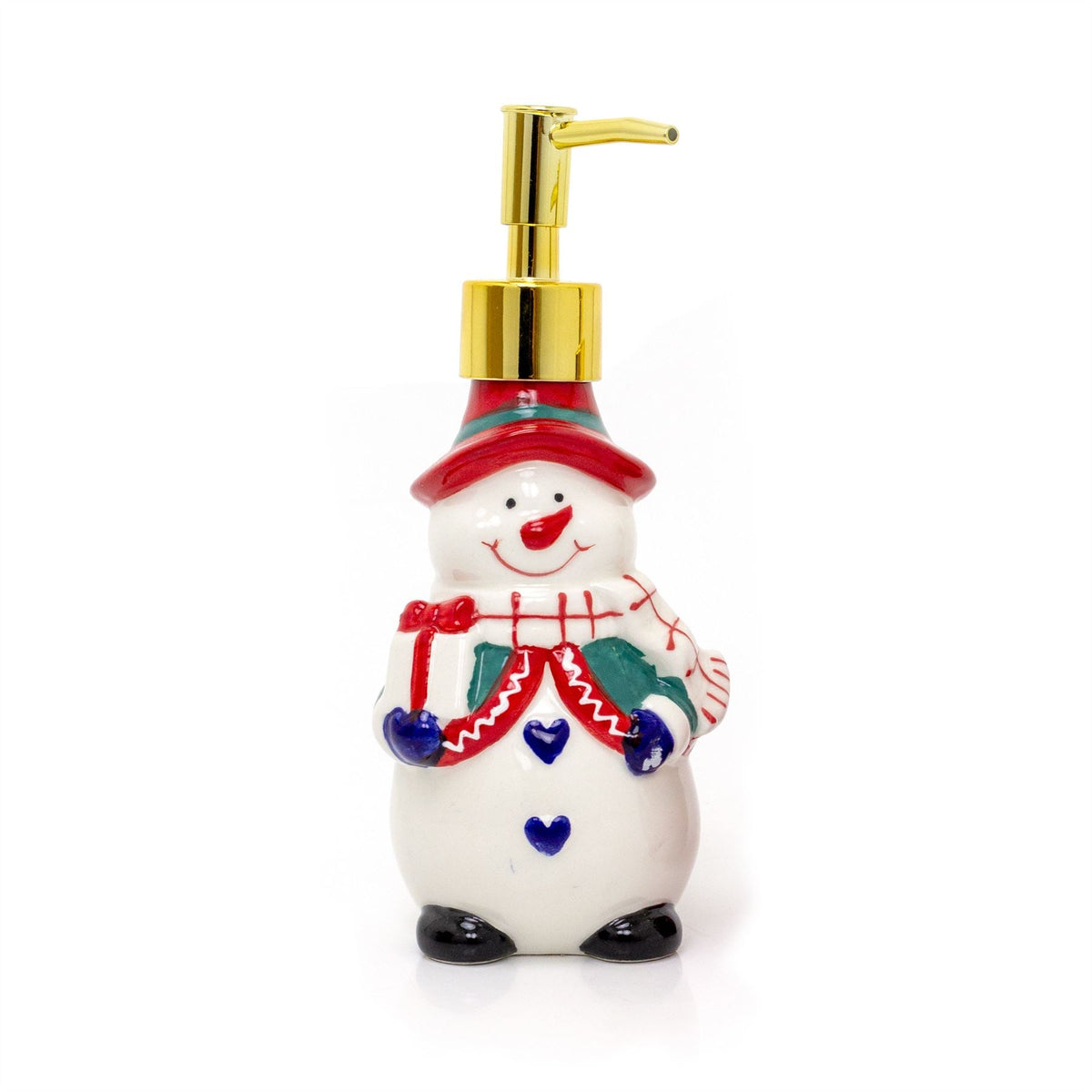 Christmas Character Soap Dispenser | Ceramic Hand Wash Bathroom Soap Dispenser Soap Dispenser - Tophatter Daily Deals