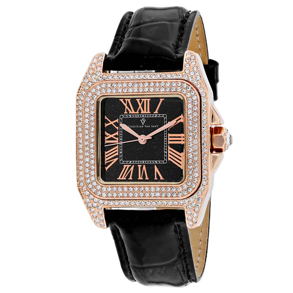 Christian Van Sant Women's Radieuse // CV4425 Black Watches - Tophatter Daily Deals