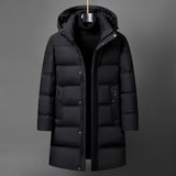 Insulating Men's Mid-Length Down Coat - Boxy, Polyester Black 3D Changing Face Moving Picture Frame - Tophatter Daily Deals