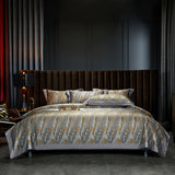 140 Cotton Satin Digital Printed Four-piece Bedding Set Farman 0 - Tophatter Daily Deals