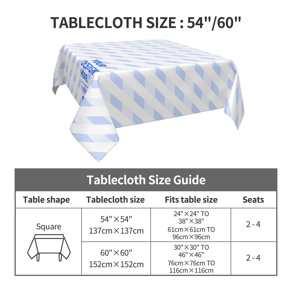 Anti-splash And Oil-proof Square Decorative Tablecloth 7 - Tophatter Daily Deals