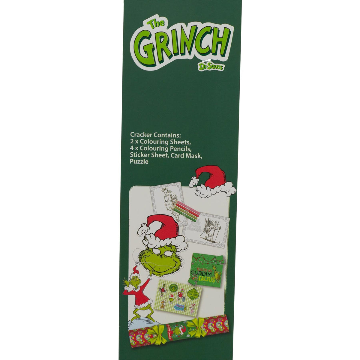 Giant The Grinch Christmas Cracker for Kids | Children's Jumbo Cracker - 55cm Christmas Cracker - Tophatter Daily Deals