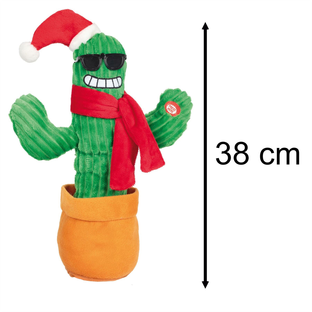 Dancing Christmas Cactus | Animated Musical Xmas Decoration with Sound & Motion Musical Decoration - Tophatter Daily Deals