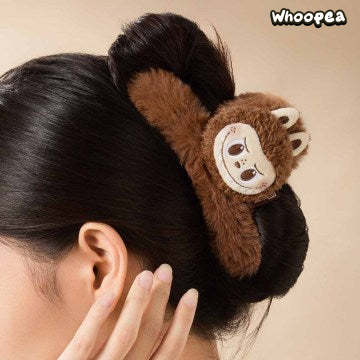 THE MONSTERS Classic Series- LABUBU Plush Hair Clip - Tophatter Daily Deals