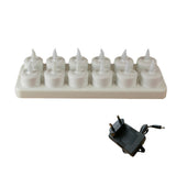 12 LED Rechargeable Electronic Candles 0 - Tophatter Daily Deals