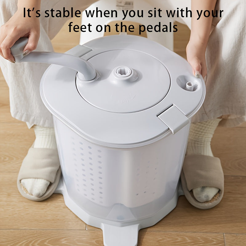 Manual Laundry Machine with Pedal Base Home & Garden > Laundry & Cleaning > Laundry Baskets - Tophatter Daily Deals