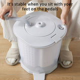 Manual Laundry Machine with Pedal Base Home & Garden > Laundry & Cleaning > Laundry Baskets - Tophatter Daily Deals