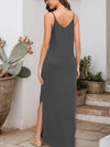 Slit Scoop Neck Sleeveless Dress Casual Dresses - Tophatter Daily Deals