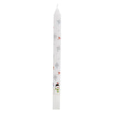 Traditional Countdown To Christmas Advent Dinner Candle - Snowman And Snowflake Design (Regular Size) Advent Candle - Tophatter Daily Deals