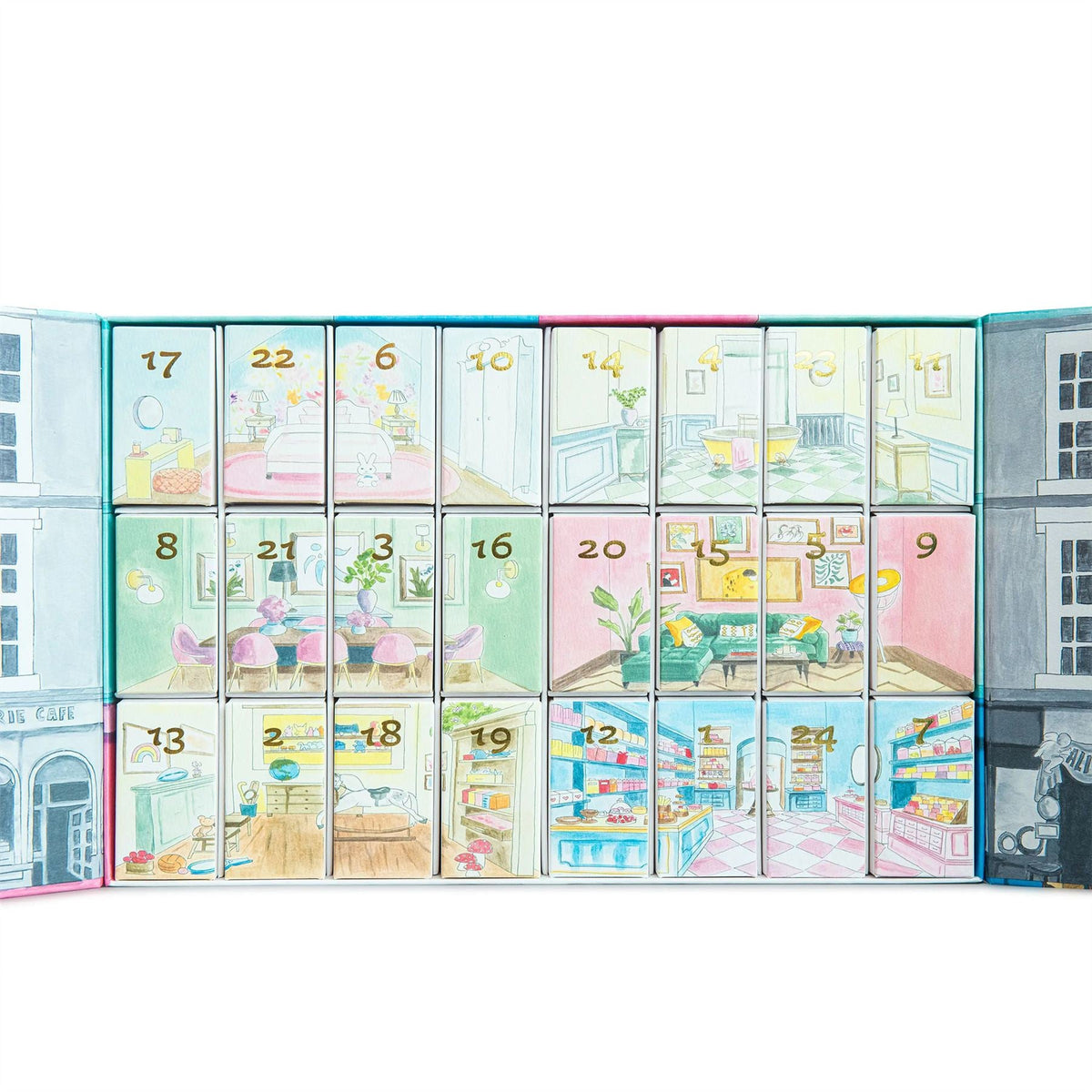Portobello Chocolate Christmas Advent Calendar, Luxury Handmade Melt Chocolates Advent Calendar - Tophatter Daily Deals