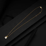 Retro Style Distressed Malachite Necklace Necklaces - Tophatter Daily Deals