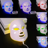 Beauty Instrument Beauty Red Purple Light Photon Skin Rejuvenation Mask Instrument Household Acne Spectrometer Face 0 - Tophatter Daily Deals