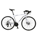 Aluminum Alloy Road Bike 21 Speed Bend Put Double Disc Brake 0 - Tophatter Daily Deals