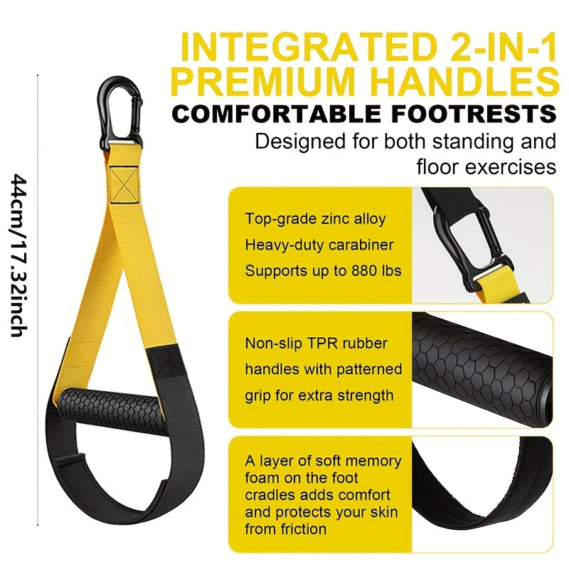 Gym Resistance Training Kit Full Body Workout Accessories > Resistance Bands - Tophatter Daily Deals