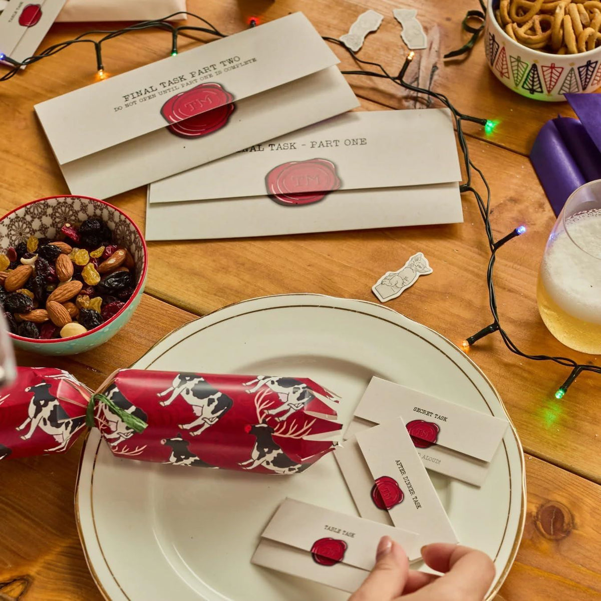 Taskmaster 2025 Christmas Crackers Pack of 6 with Original Tasks and Trophy Christmas Cracker - Tophatter Daily Deals