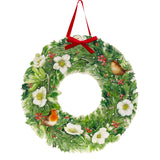 Winter Robin & Holly Wreath Advent Calendar | Large Christmas Advent Calendar Advent Calendar - Tophatter Daily Deals
