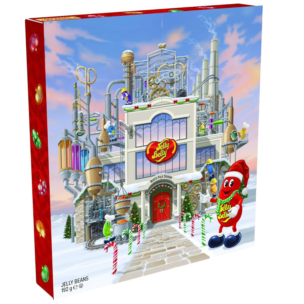 Jelly Belly Christmas Jumbo Factory Christmas Advent Calendar with 24 Bags Advent Calendar - Tophatter Daily Deals