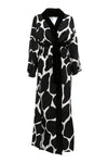 Printed Tie Front Longline Lounge Nightgown Sleep Dresses - Tophatter Daily Deals