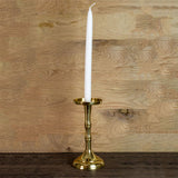 Gold Metal Dinner Candlestick | Pillar Candle Holder Aluminium Candlestick 20cm Candlestick - Tophatter Daily Deals