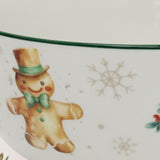Gingerbread Christmas Bowl | Ceramic Bowl for Snacks, Soups & Desserts Bowl - Tophatter Daily Deals
