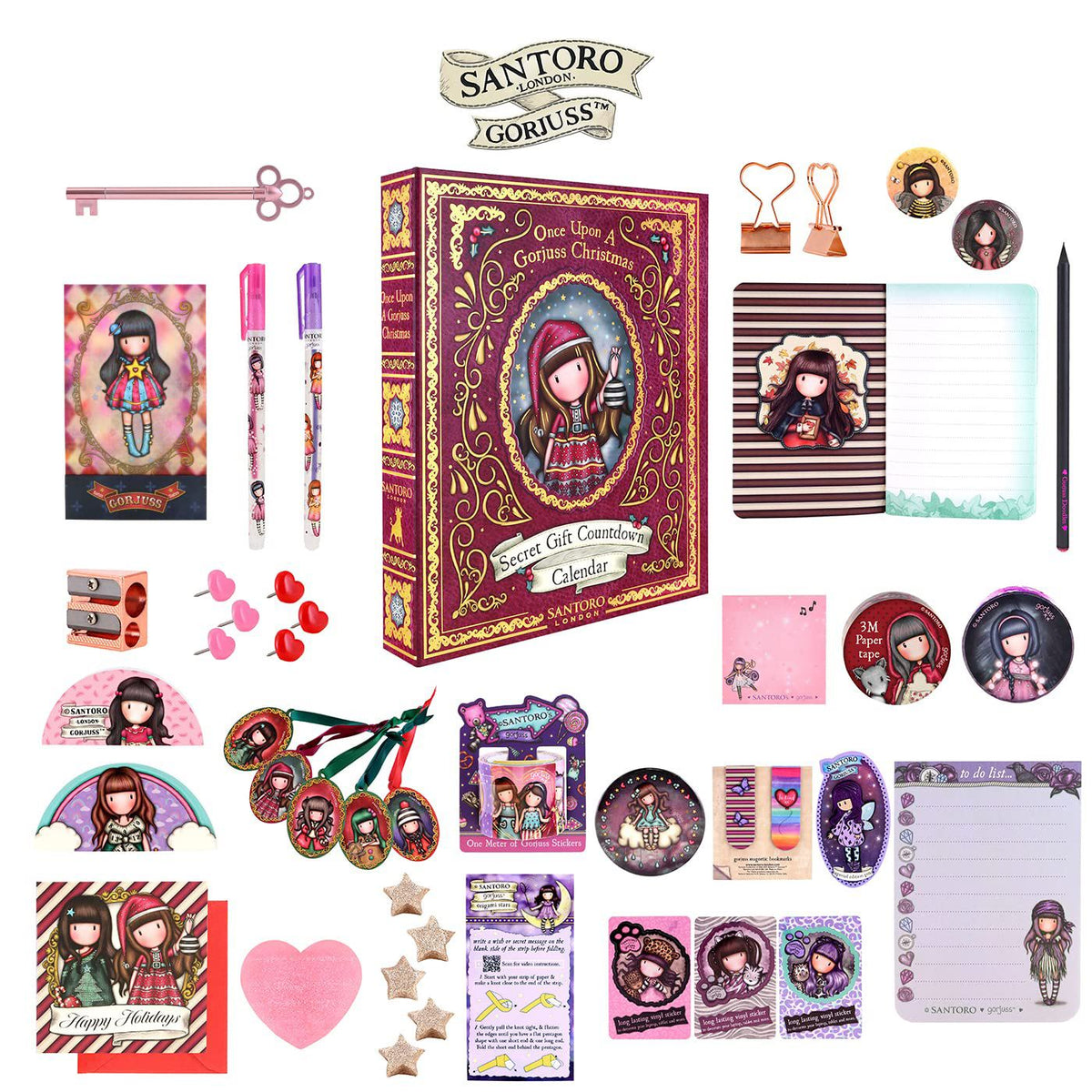 Gorjuss Christmas Advent Calendar | Enchanting Kids Countdown to Christmas Advent Calendar - Tophatter Daily Deals