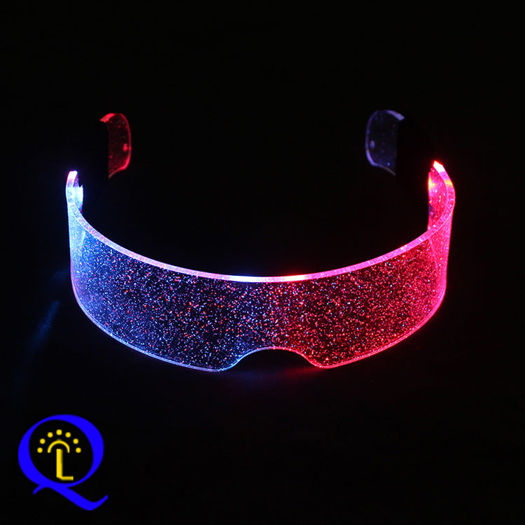 Bar Music Festival Cheer Eye Mask LED Stars Full color dual control 0 - Tophatter Daily Deals