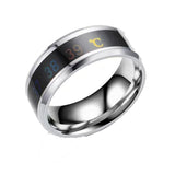 Black Technology Ring Solar Android Temperature Magic Net Red Smart Sci-Fi Bluetooth Ring Temperature version 0 - Tophatter Daily Deals