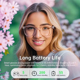 2025 Wireless Smart Glasses – Auto-Dimming, Touch Control, Hands-Free Audio Electronics - Tophatter Daily Deals