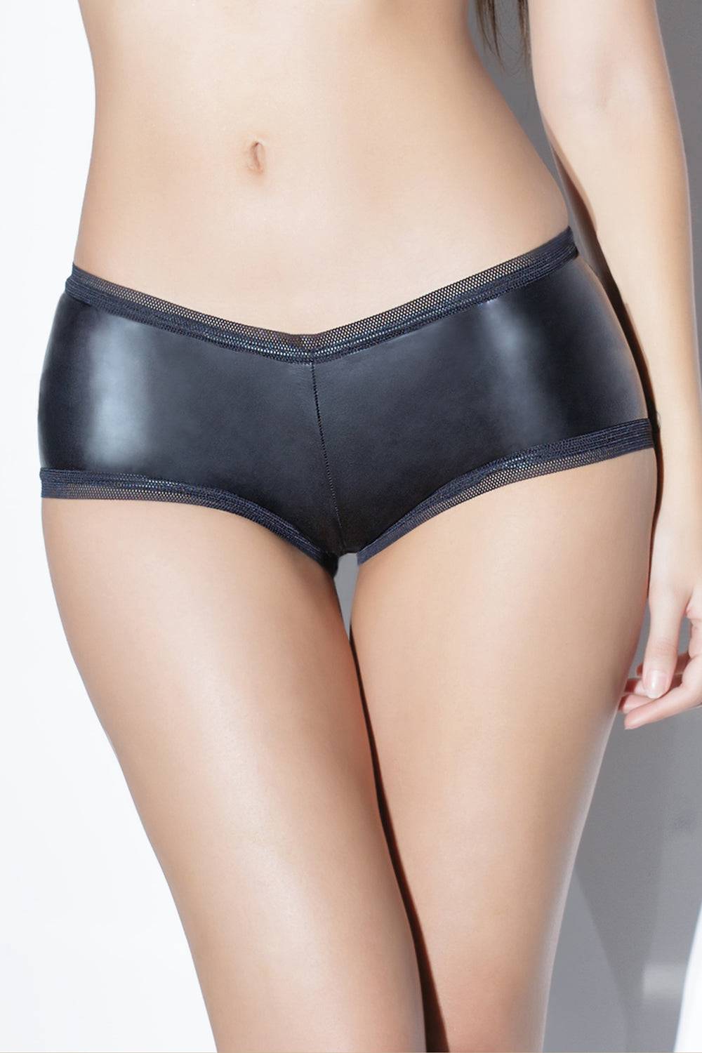 Coquette - D9350 - Booty Short - Black Lingerie - Tophatter Daily Deals