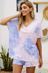 Twist Tie Dye Lounge Set Multicolor Loungewear Sets - Tophatter Daily Deals