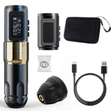 Adjustable Stroke Brushless Tattoo Pen Battery Pen High Power Gold double battery USB 0 - Tophatter Daily Deals