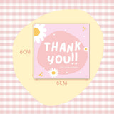 50 PcsPack Square Simple Thank-you Card Coated Paper Business Cards 0 - Tophatter Daily Deals