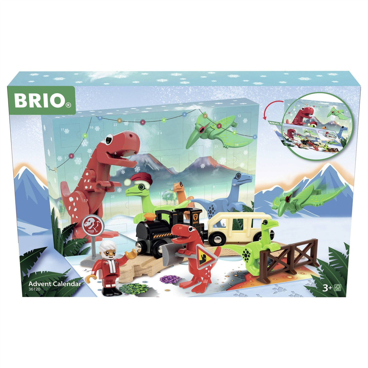 Children's Brio Dinosaur Advent Calendar | Kids Train Christmas Advent Calendar Advent Calendar - Tophatter Daily Deals