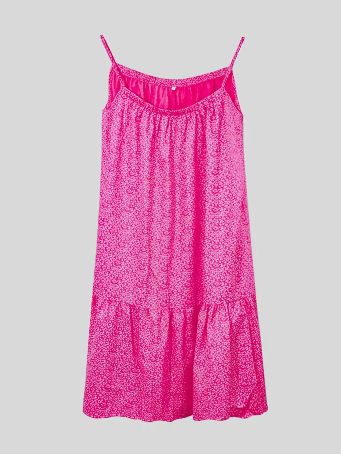Full Size Printed Sleeveless Mini Cami Dress Casual Dresses - Tophatter Daily Deals